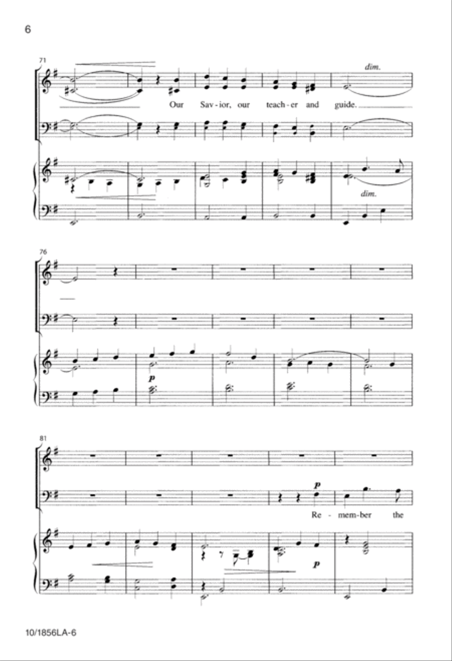 Remember the Child 4-Part scores gallery preview page 6