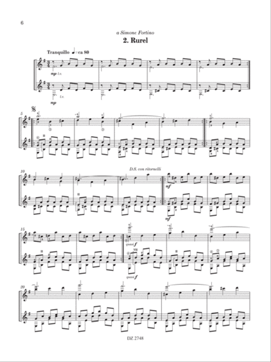 I Folletti (The Goblins) I Folletti (The Goblins) Classical Guitar scores gallery preview page 6
