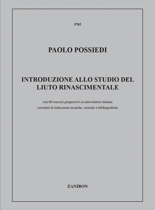 Book cover for Introduzione Allo Studio Del Liuto Rinascimentale