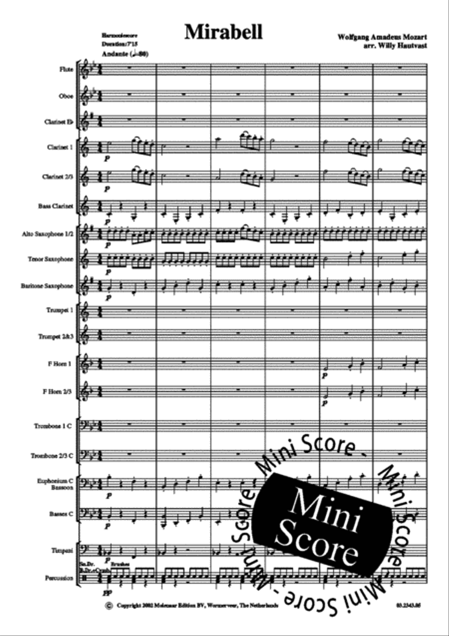 Mirabell Concert Band scores gallery preview page 5