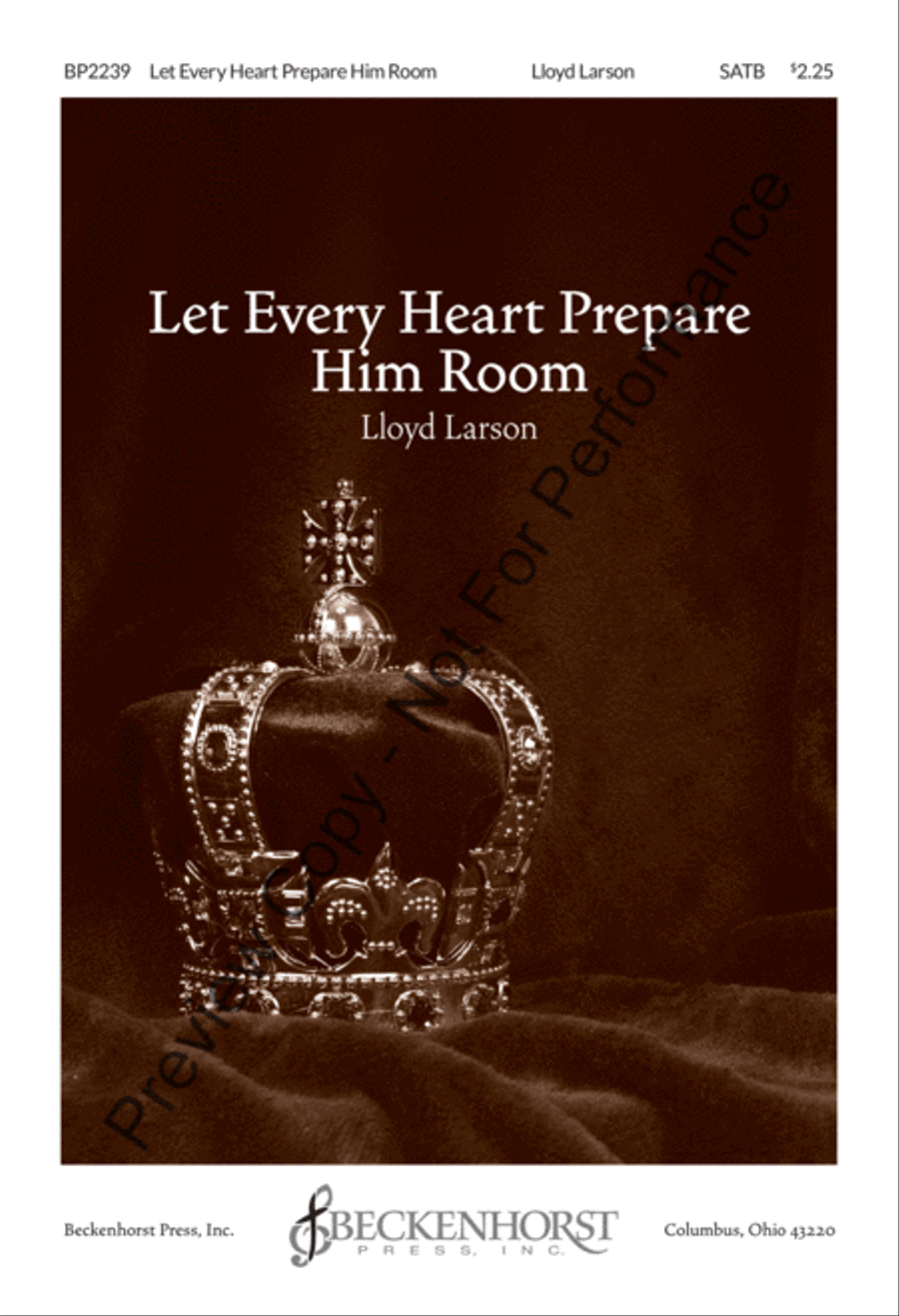 Let Every Heart Prepare Him Room 4-Part scores gallery preview page 2