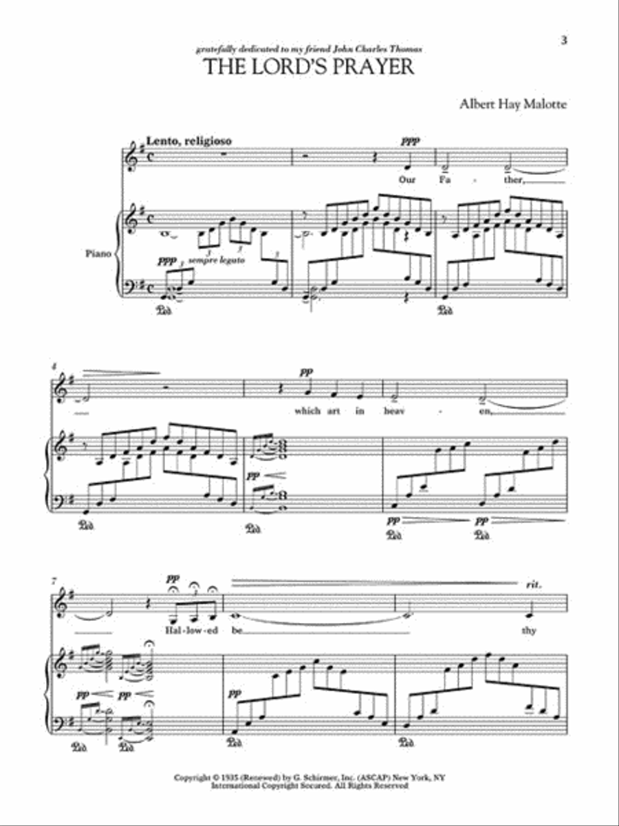 Sing the Lord's Prayer with Orchestra Low Voice scores gallery preview page 4