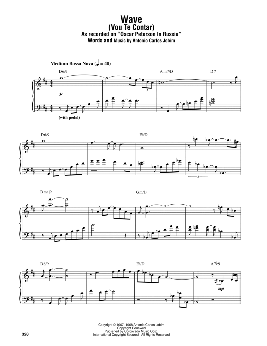 Wave Piano scores gallery preview page 1