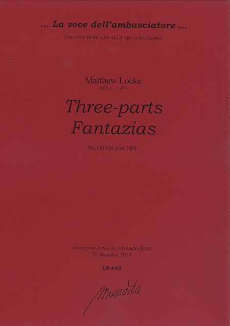 Three-part Fantazies (Manuscript, GB-Lbl)