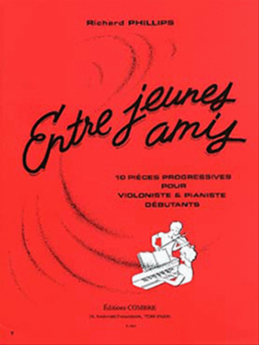 Entre jeunes amis Violin Solo scores gallery preview page 1