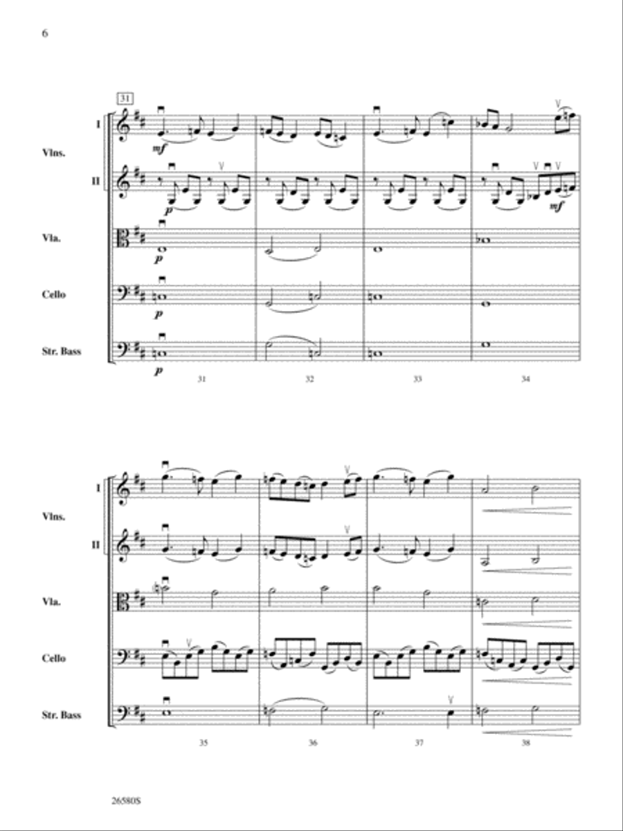 Carpe Diem!: Score Carpe Diem!: Score String Orchestra scores gallery preview page 6