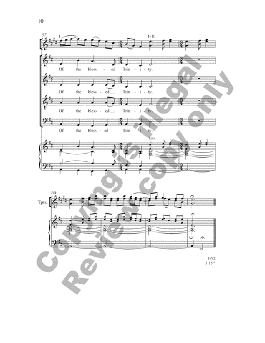 Hark! The Sound of Holy Voices 4-Part scores gallery preview page 6