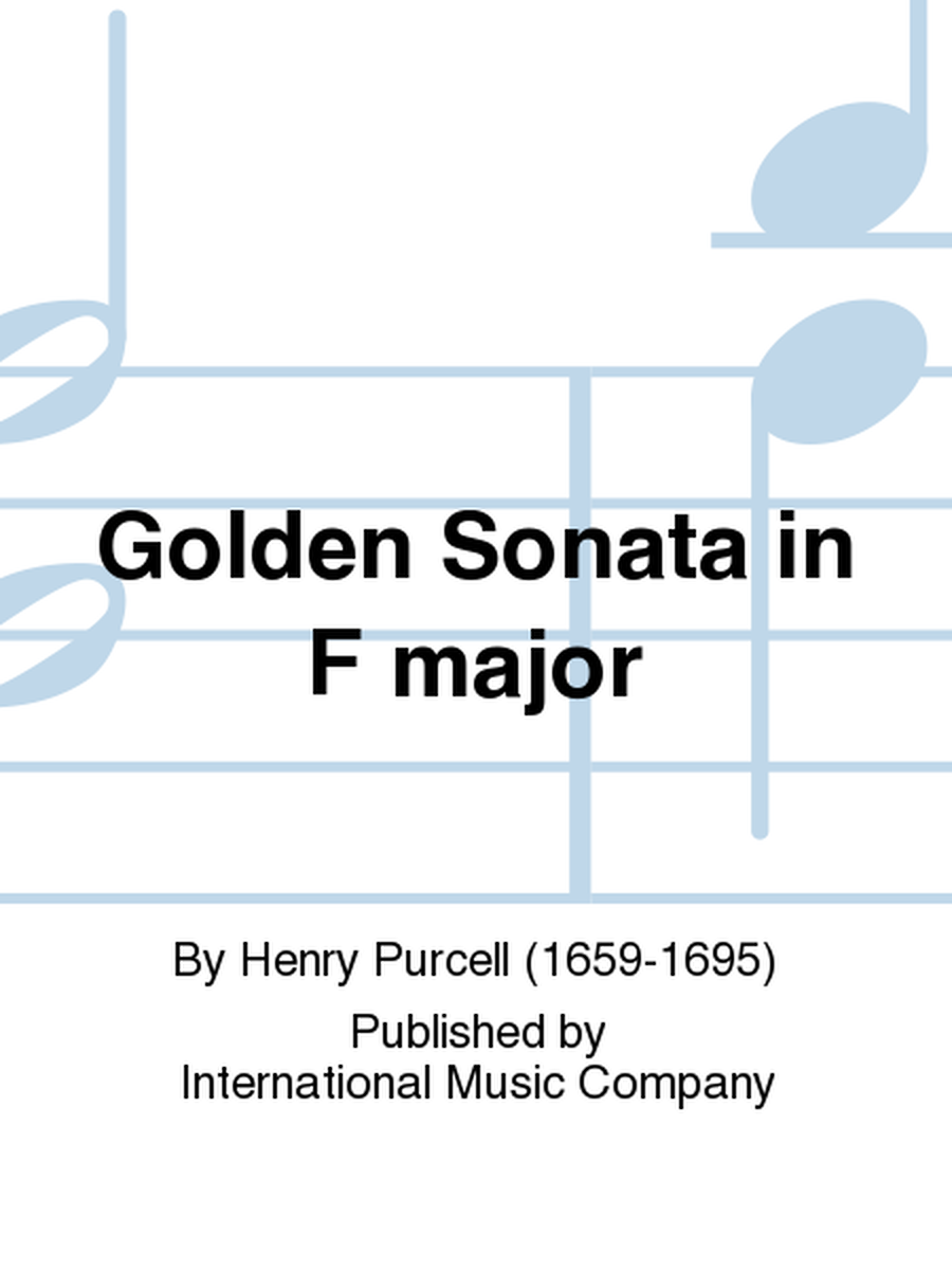 Golden Sonata In F Major (With Cello Ad Lib.)