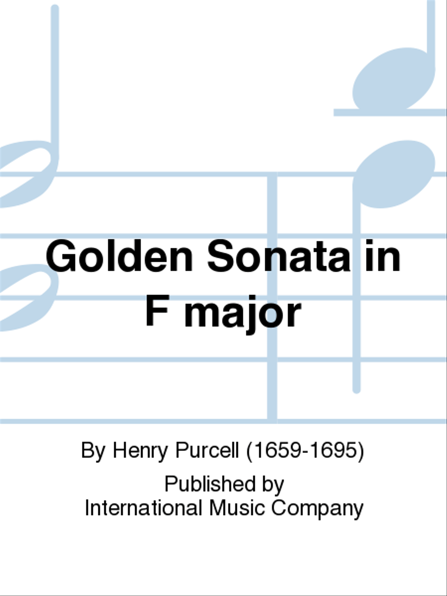 Golden Sonata In F Major (With Cello Ad Lib.)