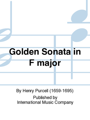Book cover for Golden Sonata In F Major (With Cello Ad Lib.)