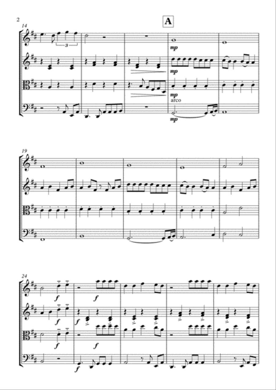 Rude String Quartet scores gallery preview page 3