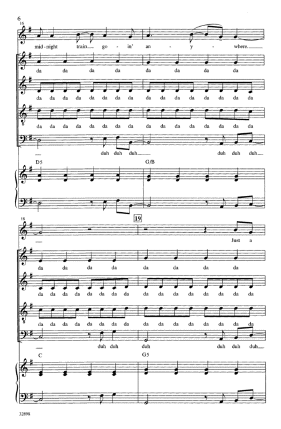 Don't Stop Believin' Don't Stop Believin' Choir scores gallery preview page 5