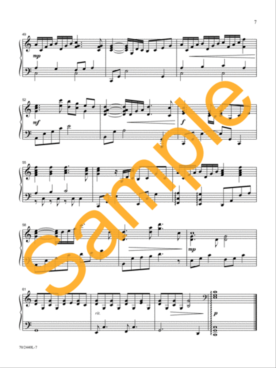 These Gifts We Bring Piano Solo scores gallery preview page 7