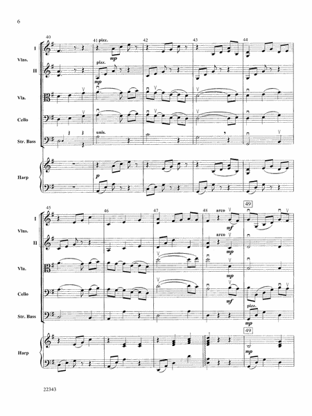 The Lover's Waltz: Score