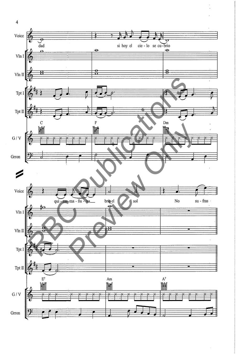 Y Volvere Voice scores gallery preview page 6
