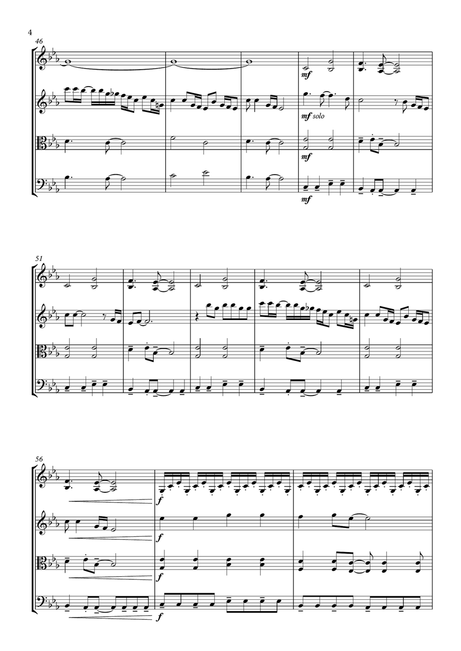 Levels String Quartet scores gallery preview page 4