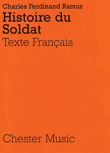 Histoire Du Soldat (French Libretto)
