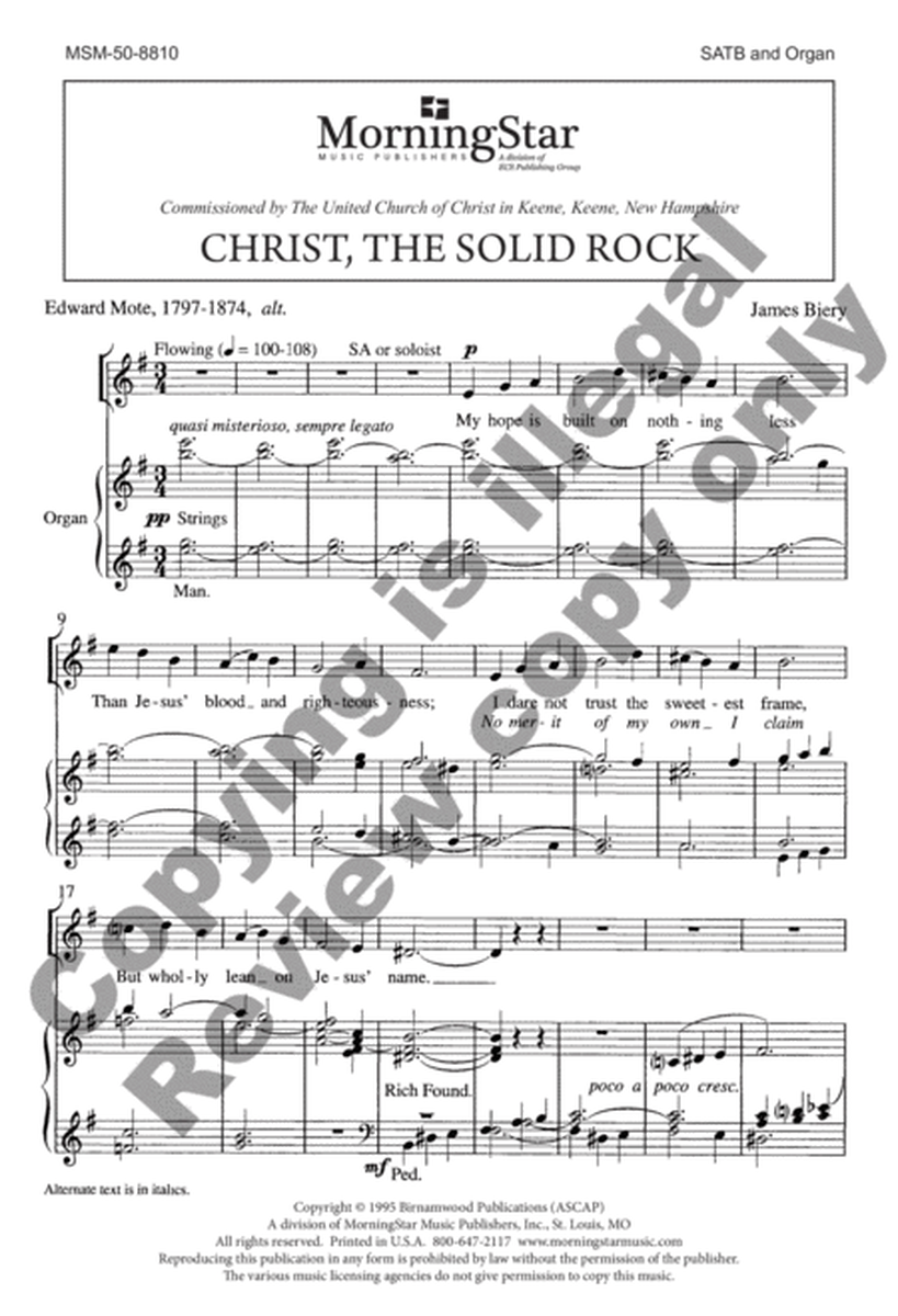 Christ, the Solid Rock image number null