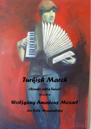 Book cover for Turkish March (Rondo alla Turca) for solo Accordion