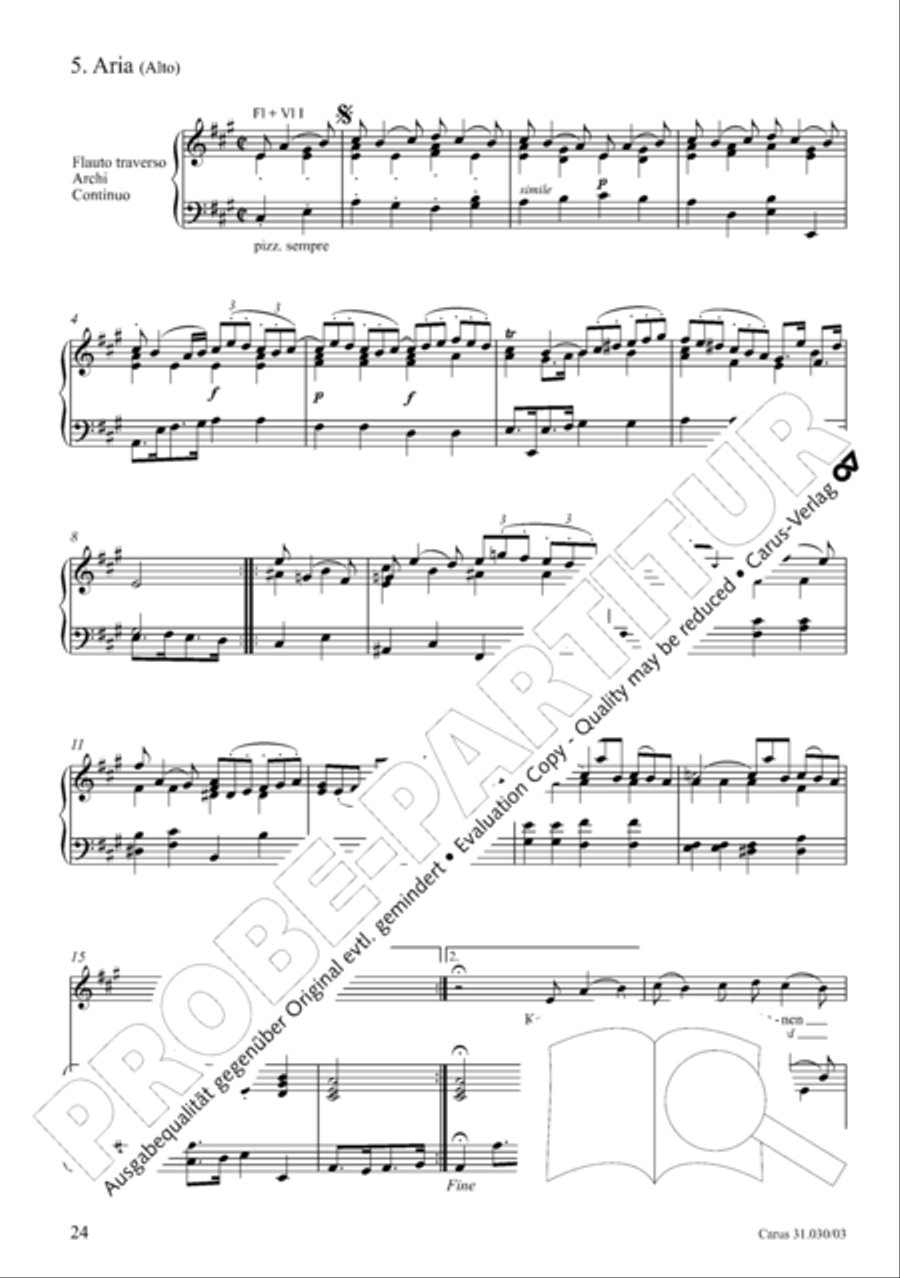 Joyful be, O ransomed flock (Freue dich, erloste Schar) 4-Part scores gallery preview page 25
