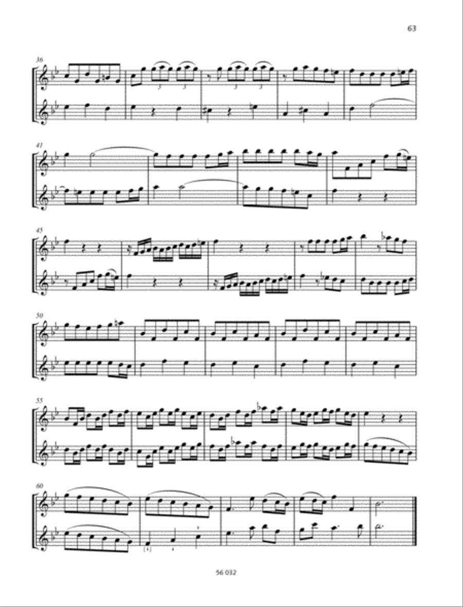 Sonata B-flat major, TWV 40:107 Alto Recorder scores gallery preview page 3