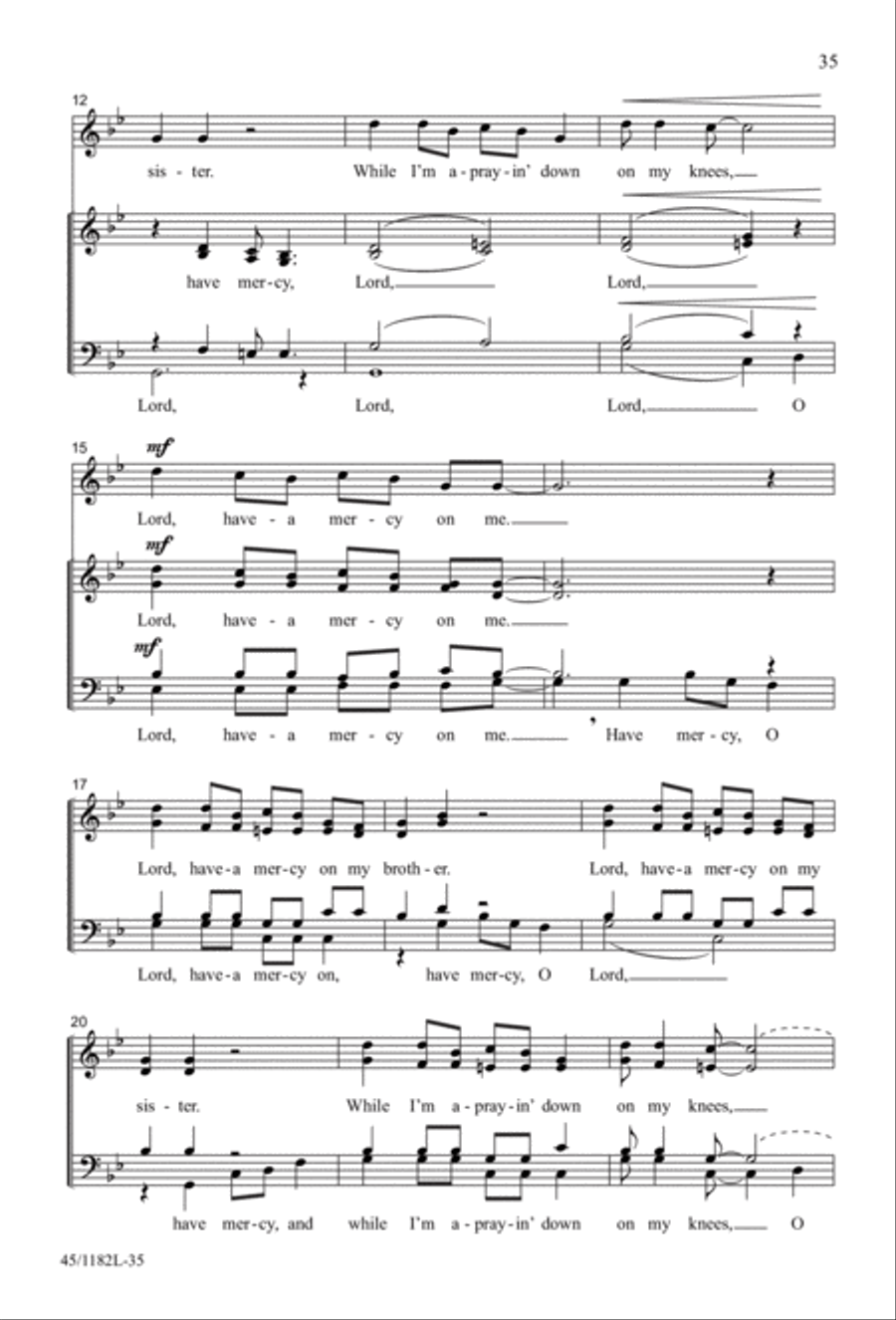 All Around A Cappella 4-Part scores gallery preview page 25