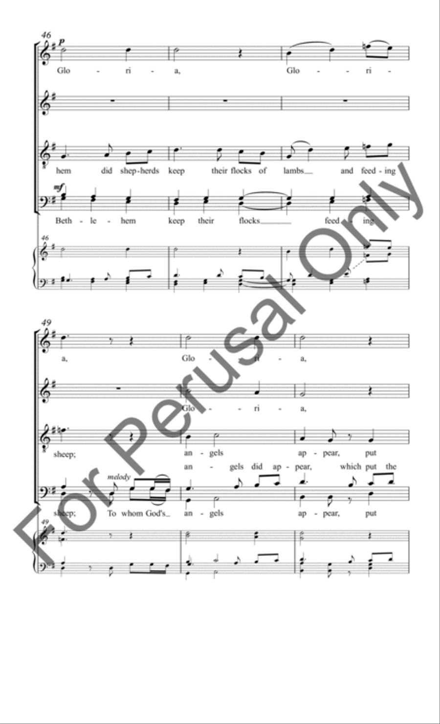 Wexford Carol Divisi scores gallery preview page 9