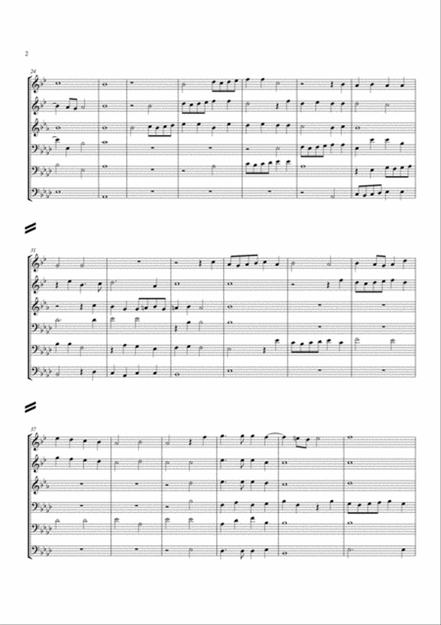 Ihr Musici, frisch auf! Ihr Musici, frisch auf! Chamber Music scores gallery preview page 2