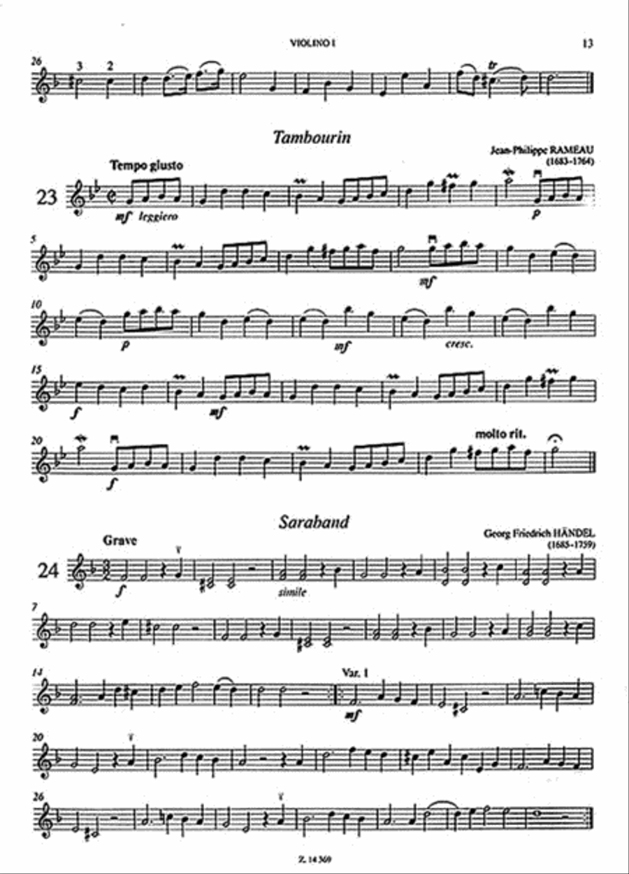 Trios for Two Violins and Violoncello for Beginners Cello scores gallery preview page 4