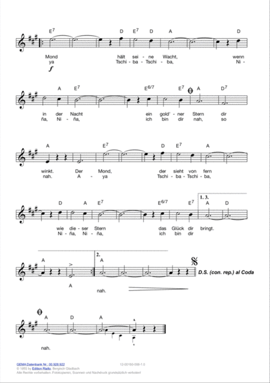 Der Mond halt seine Wacht Voice scores gallery preview page 5