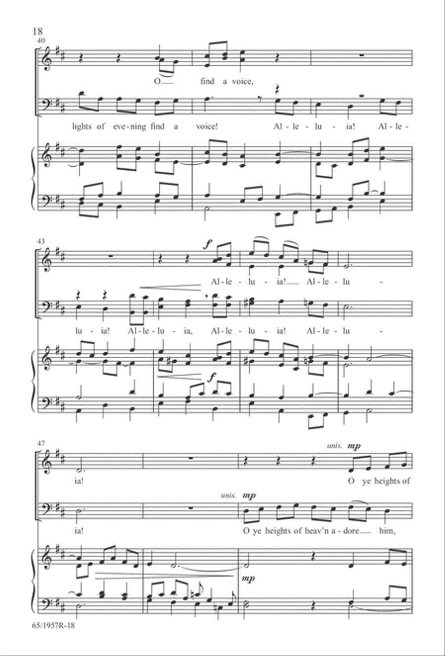 Festival of Lessons and Carols 4-Part scores gallery preview page 19
