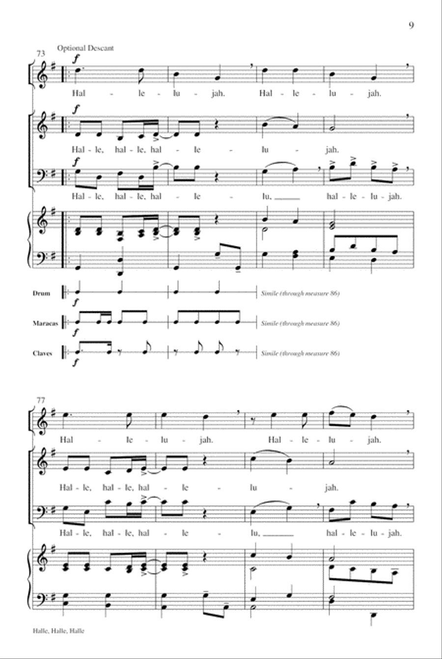 Halle, Halle 4-Part scores gallery preview page 10