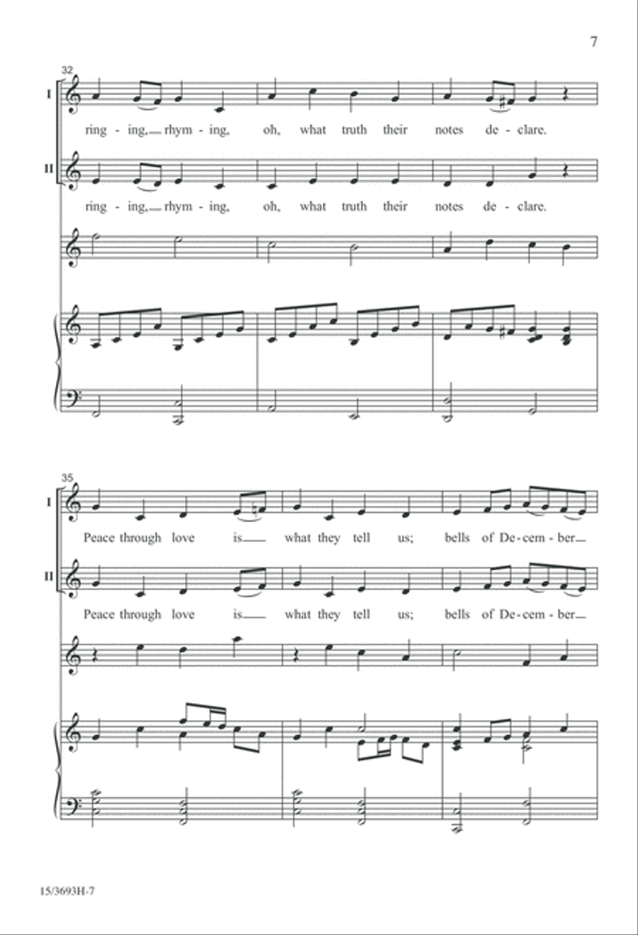 Bells of December Bells of December 2-Part scores gallery preview page 7