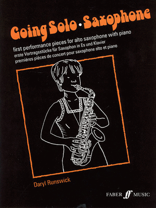 Book cover for Going Solo -- Alto Saxophone