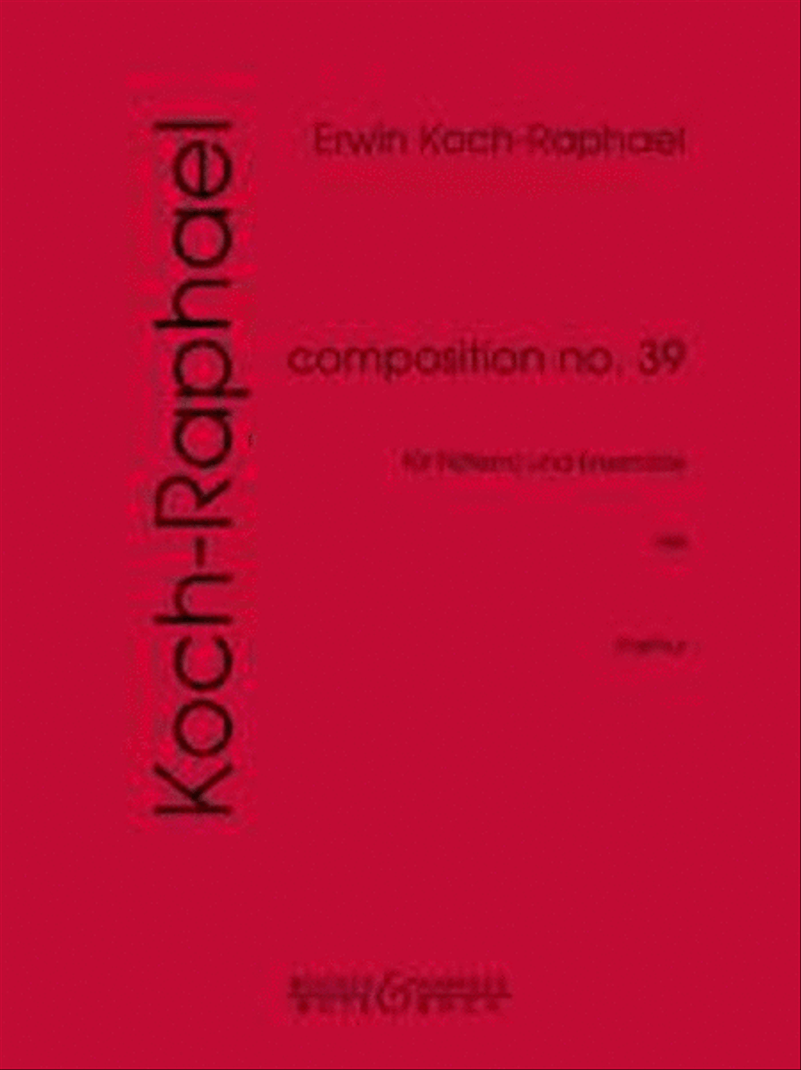 composition no.39 Flute scores gallery preview page 1
