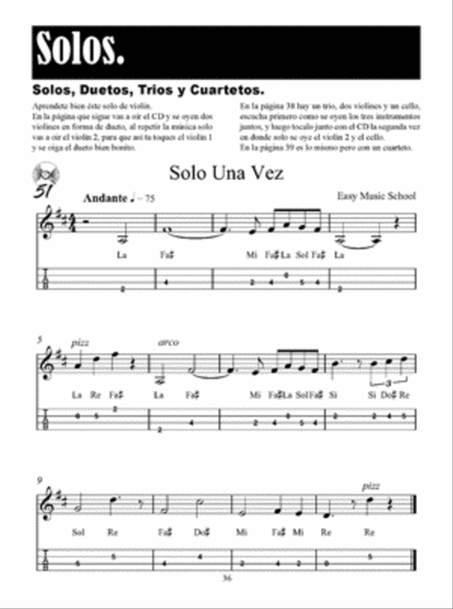 Quiero Tocar el Violin Violin scores gallery preview page 2