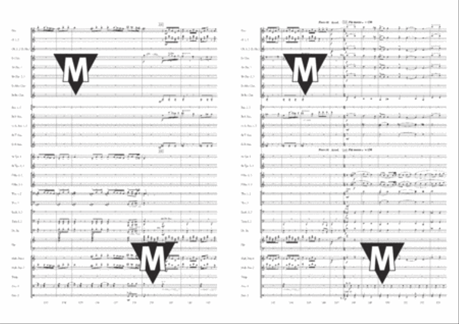 Romanian Dances II - Suite Concert Band scores gallery preview page 23