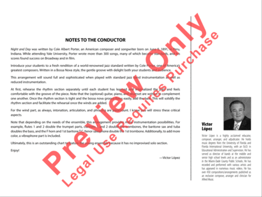 Night and Day Jazz Ensemble scores gallery preview page 3
