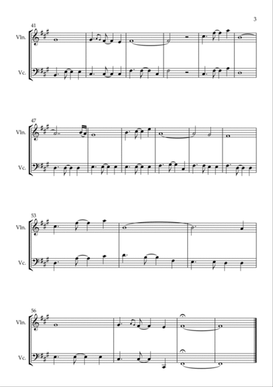 Now We Are Free Now We Are Free String Duet scores gallery preview page 3