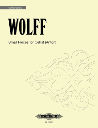 Book cover for Small Pieces for Cellist (Anton)