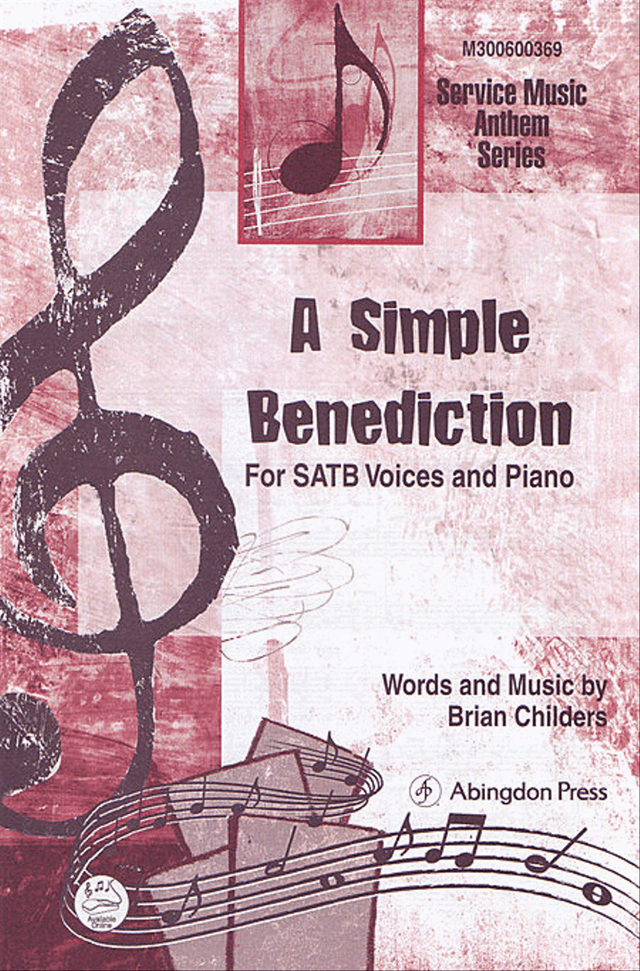 A Simple Benediction 4-Part scores gallery preview page 1