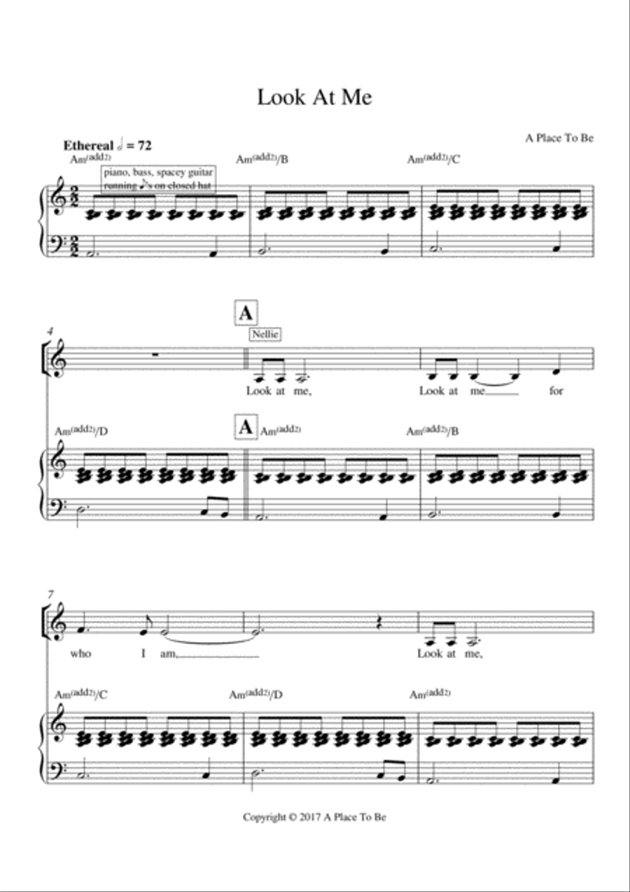 Look At Me Small Ensemble scores gallery preview page 1