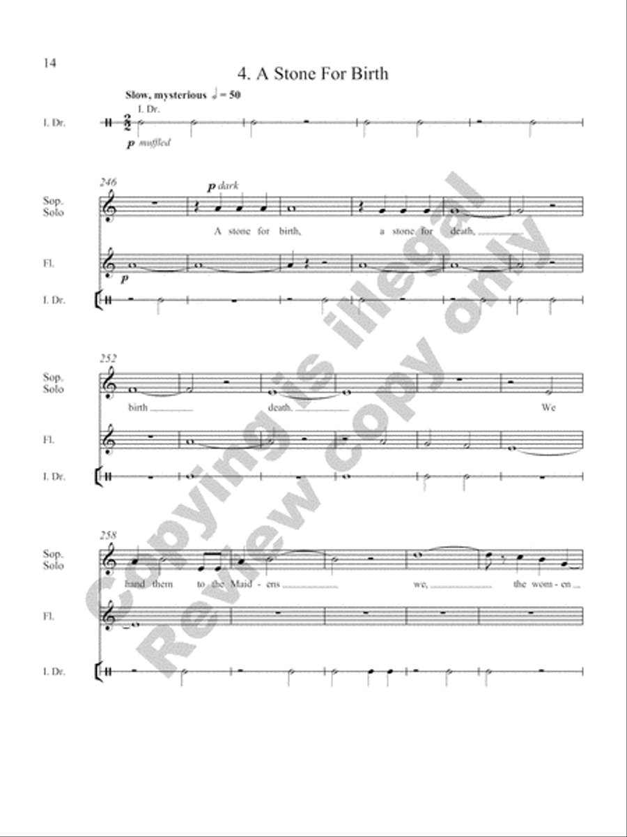 Singing at Dawn Flute scores gallery preview page 11