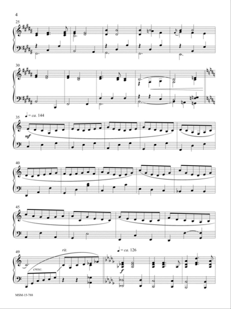 Peace Like a River Piano Solo scores gallery preview page 4