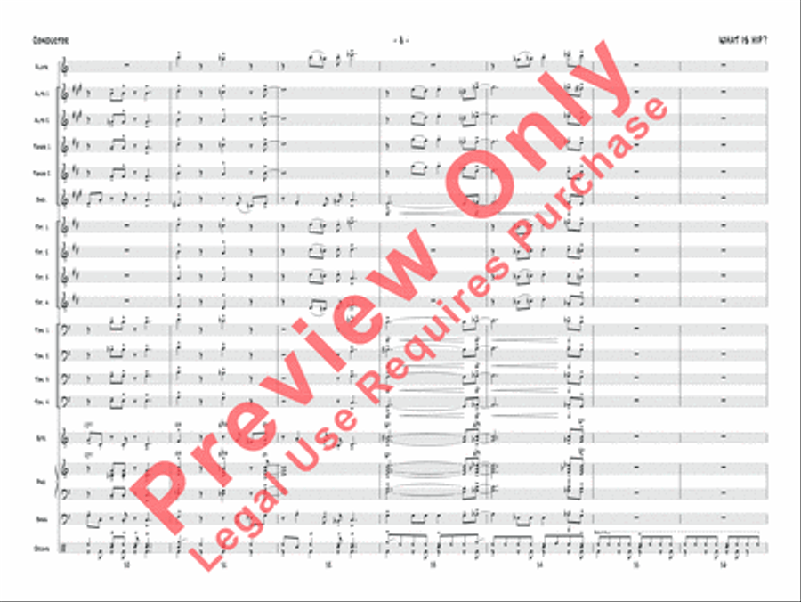 What Is Hip What Is Hip Jazz Ensemble scores gallery preview page 9
