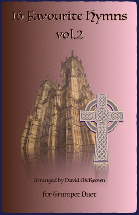 Book cover for 16 Favourite Hymns Vol.2 for Trumpet Duet