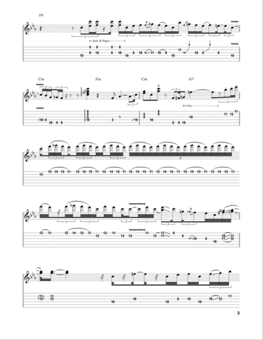 Tin Pan Alley Tin Pan Alley Electric Guitar scores gallery preview page 3