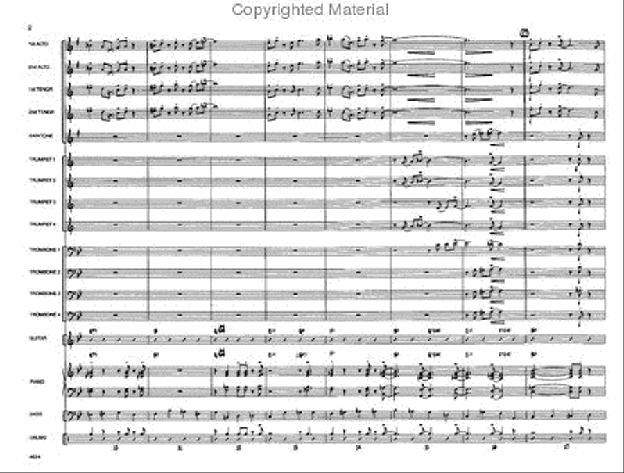 Vamoose Your Caboose Jazz Ensemble scores gallery preview page 3