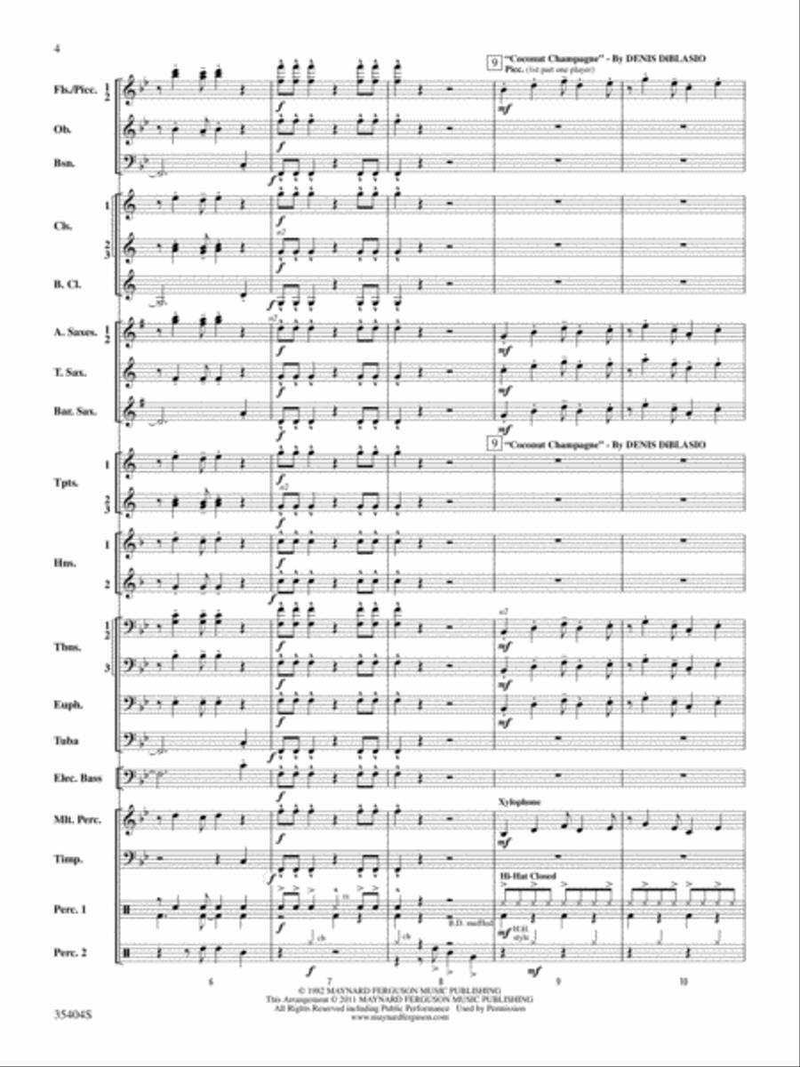 Maynard Madness: Score Maynard Madness: Score Concert Band scores gallery preview page 4