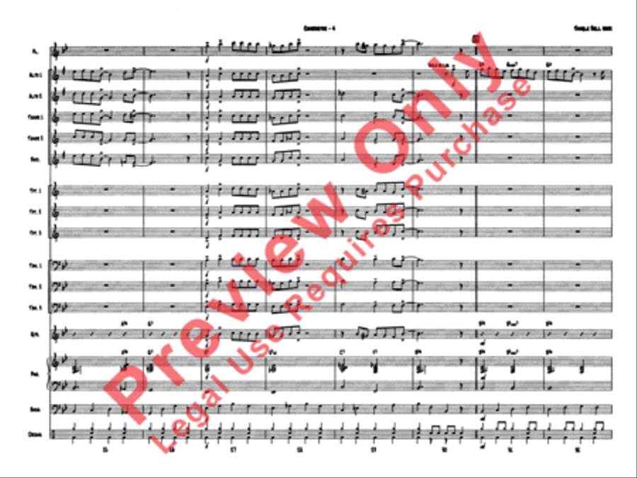 Jingle Bell Rock Jazz Ensemble scores gallery preview page 7
